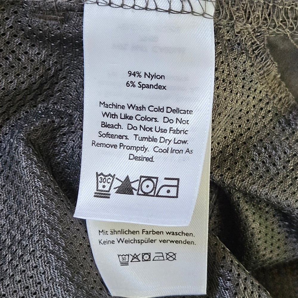Eddie Bauer Guide Pro Shorts Womens 8 Gray Hiking Outdoor Stretch Cargo Nylon - Picture 10 of 10